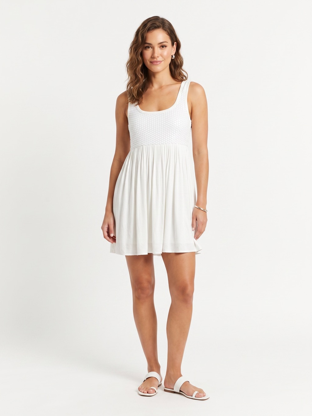 Y2K Bailey 44 for Barney’s New York Sequined Babydoll Mini Dress